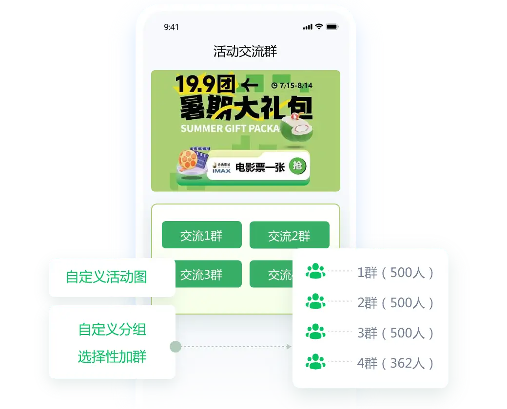 分组分标签引流,精细化运营